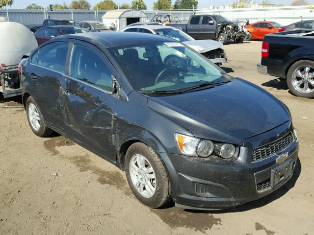 1G1JC5SG7F4103607 - 2015 CHEVROLET SONIC LT GRAY photo 1