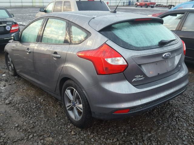 1FADP3K25EL279406 - 2014 FORD FOCUS SE GRAY photo 3