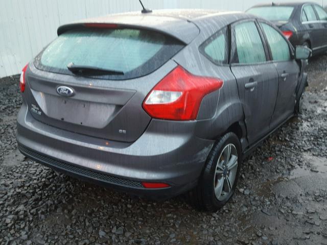 1FADP3K25EL279406 - 2014 FORD FOCUS SE GRAY photo 4