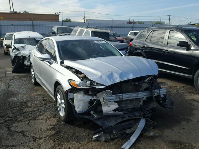 3FA6P0H77DR143627 - 2013 FORD FUSION SE SILVER photo 1