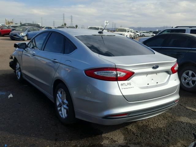 3FA6P0H77DR143627 - 2013 FORD FUSION SE SILVER photo 3