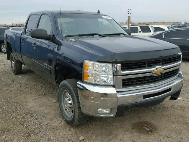 1GCHK236X7F555294 - 2007 CHEVROLET SILVERADO BLUE photo 1