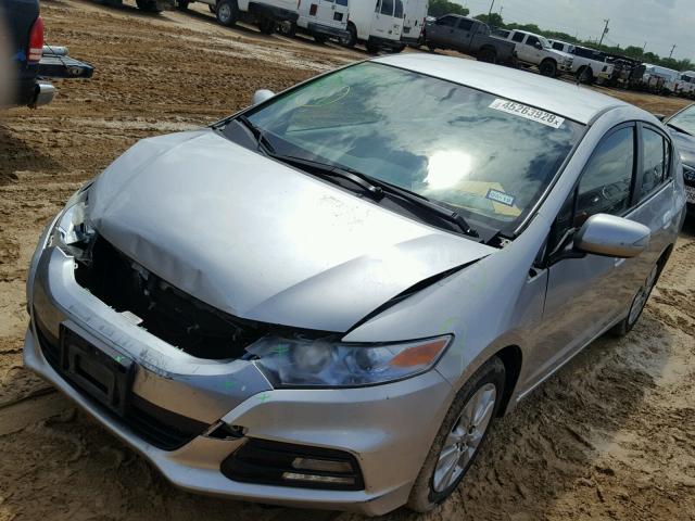 JHMZE2H76CS003241 - 2012 HONDA INSIGHT EX SILVER photo 2