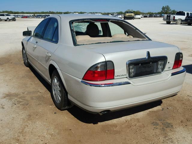 1LNHM86S75Y602848 - 2005 LINCOLN LS CREAM photo 3