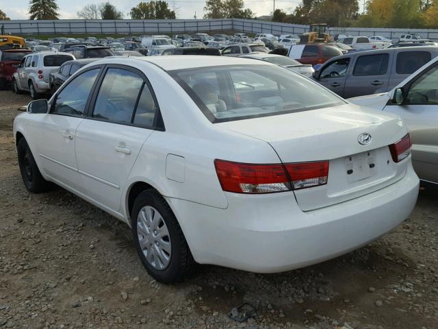 KMHET46C56A080321 - 2006 HYUNDAI SONATA GL WHITE photo 3