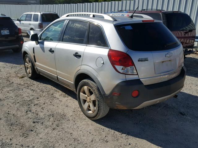 3GNAL2EK2CS612576 - 2012 CHEVROLET CAPTIVA SP SILVER photo 3