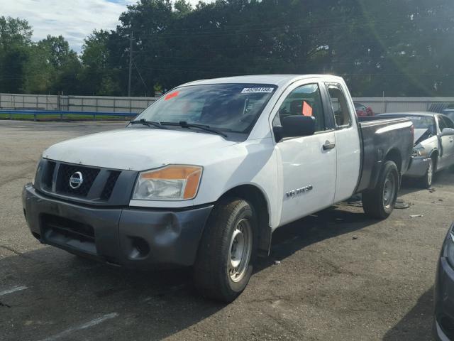 1N6BA06A78N311992 - 2008 NISSAN TITAN XE WHITE photo 2