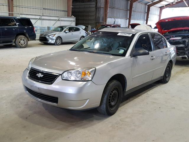 1G1ZS57F87F260221 - 2007 CHEVROLET MALIBU LS SILVER photo 2