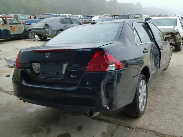 1HGCM66576A063222 - 2006 HONDA ACCORD EX BLACK photo 4