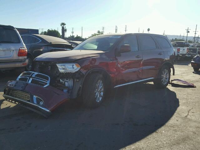 1C4RDHAG3HC960669 - 2017 DODGE DURANGO SX RED photo 2