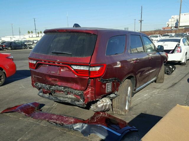 1C4RDHAG3HC960669 - 2017 DODGE DURANGO SX RED photo 4