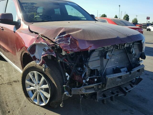 1C4RDHAG3HC960669 - 2017 DODGE DURANGO SX RED photo 9