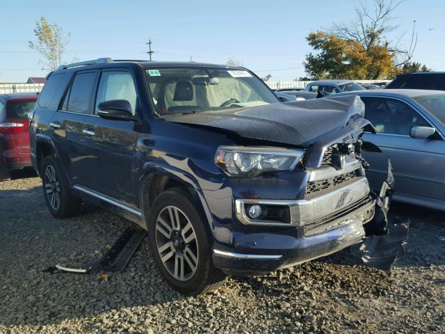 JTEBU5JR3G5323023 - 2016 TOYOTA 4RUNNER SR BLUE photo 1