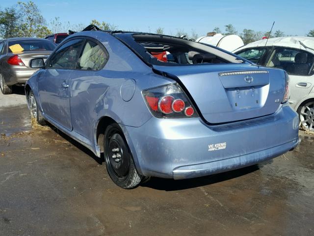 JTKDE3B79A0320765 - 2010 TOYOTA SCION TC BLUE photo 3