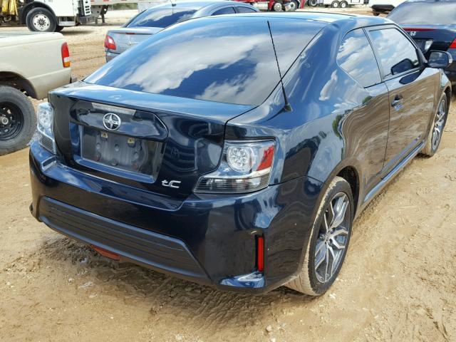 JTKJF5C74FJ001981 - 2015 TOYOTA SCION TC 蓝色 照片 4