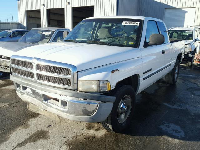 1B7HC13Y01J292889 - 2001 DODGE RAM 1500 WHITE photo 2