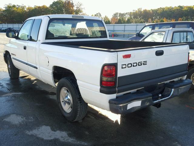 1B7HC13Y01J292889 - 2001 DODGE RAM 1500 WHITE photo 3