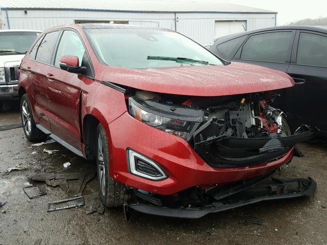 2FMPK4AP7GBB66127 - 2016 FORD EDGE RED photo 1