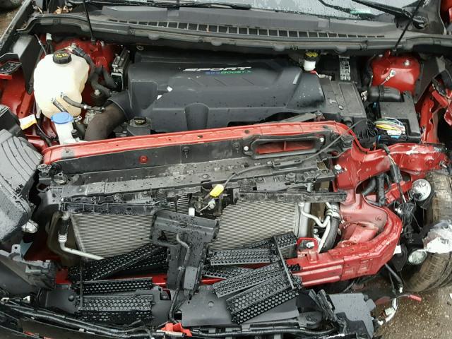 2FMPK4AP7GBB66127 - 2016 FORD EDGE Kırmızı fotoğraf 7
