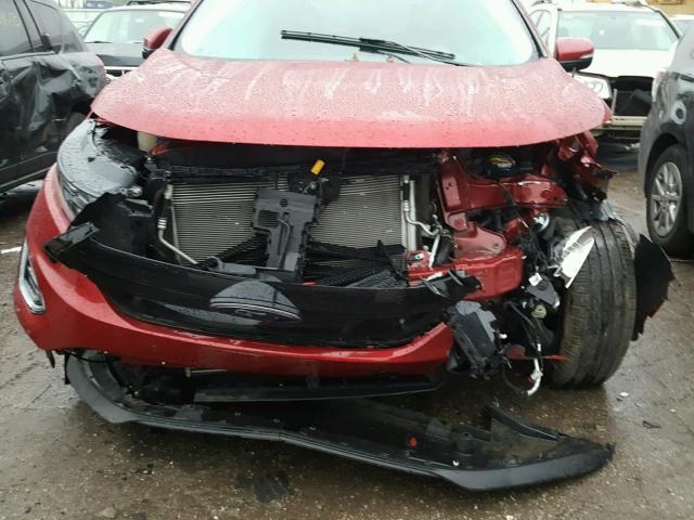 2FMPK4AP7GBB66127 - 2016 FORD EDGE RED photo 9