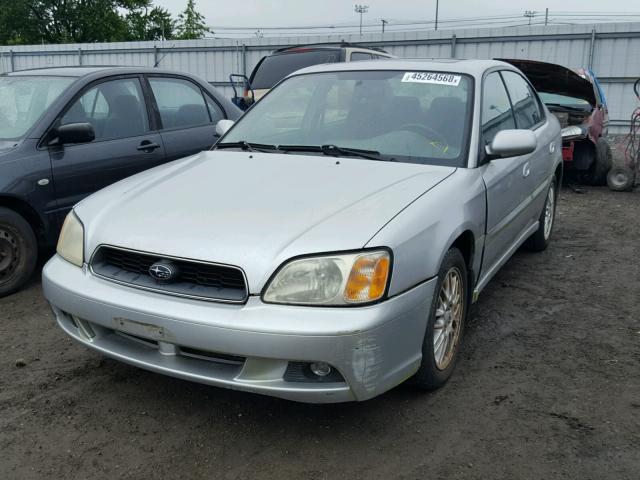 4S3BE625347202818 - 2004 SUBARU LEGACY L S SILVER photo 2