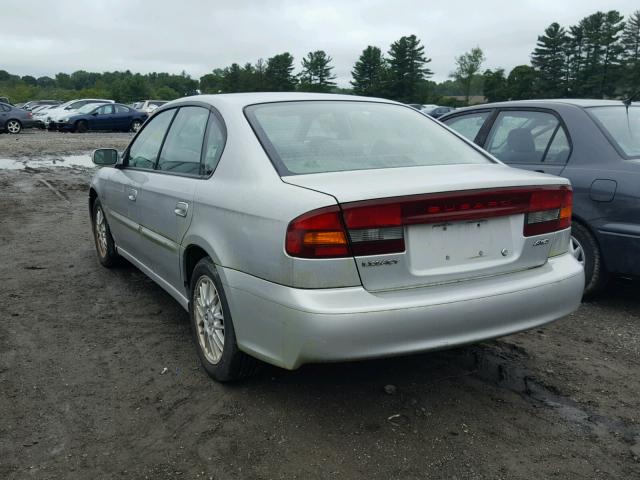 4S3BE625347202818 - 2004 SUBARU LEGACY L S SILVER photo 3