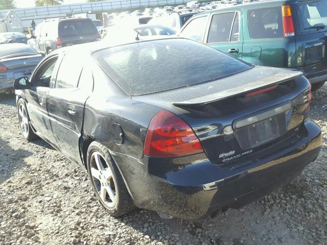 2G2WC58C581153412 - 2008 PONTIAC GRAND PRIX BLACK photo 3