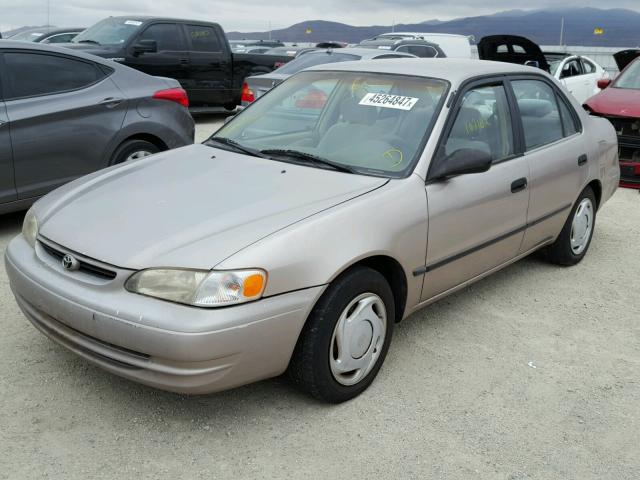 1NXBR12E2WZ107643 - 1998 TOYOTA COROLLA VE TAN photo 2