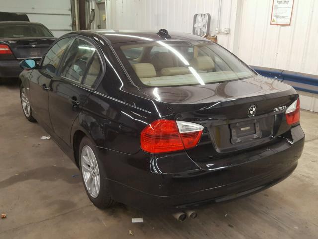 WBAVB13516KR59768 - 2006 BMW 325 I BLACK photo 3