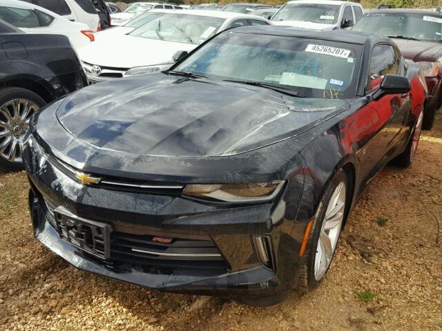 1G1FB1RS3G0152873 - 2016 CHEVROLET CAMARO LT BLACK photo 2