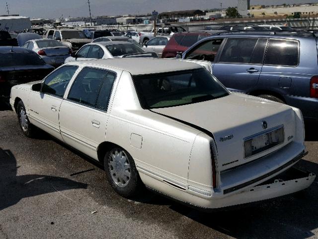 1G6KF5496XU737576 - 1999 CADILLAC DEVILLE CO WHITE photo 3