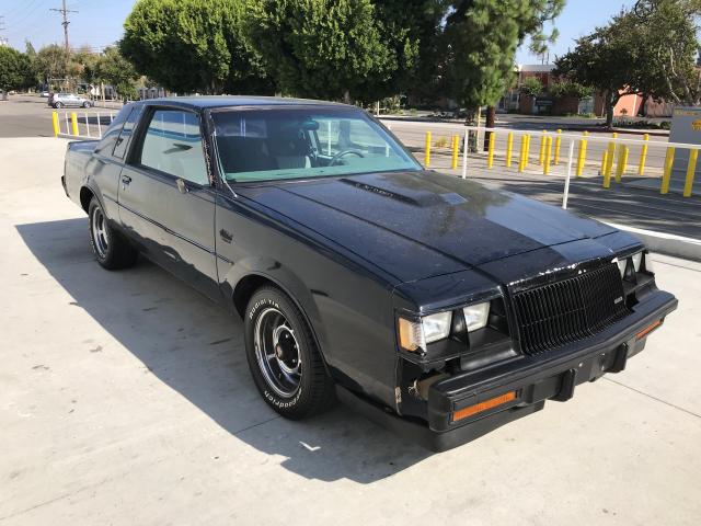 1G4GJ1174HP433252 - 1987 BUICK REGAL შავი ფოტო 2