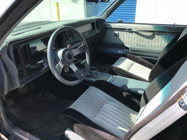 1G4GJ1174HP433252 - 1987 BUICK REGAL შავი ფოტო 6