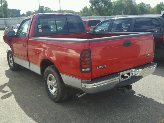 1FTRF17W2XNA70800 - 1999 FORD F150 RED photo 3