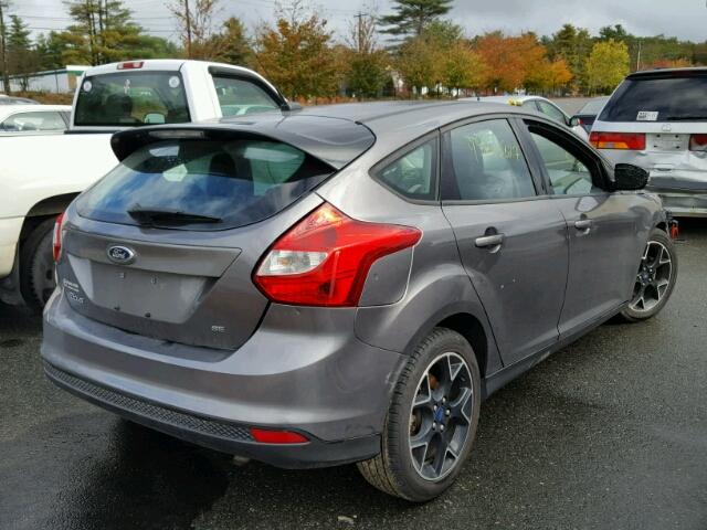 1FADP3K24EL409109 - 2014 FORD FOCUS SE GRAY photo 4