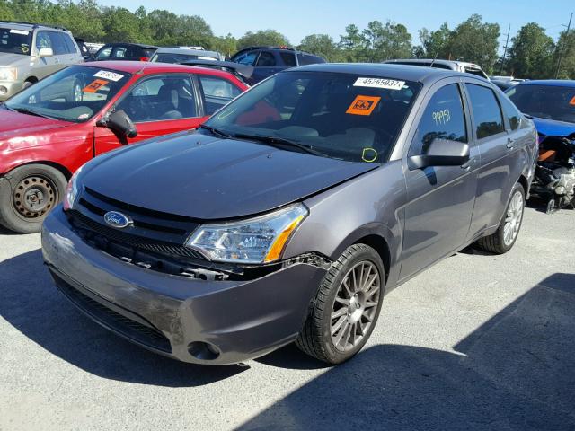 1FAHP3GN3BW184308 - 2011 FORD FOCUS SES GRAY photo 2