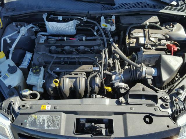 1FAHP3GN3BW184308 - 2011 FORD FOCUS SES GRAY photo 7