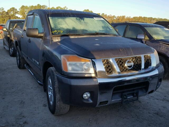 1N6BA0ED8BN316637 - 2011 NISSAN TITAN S CHARCOAL photo 1