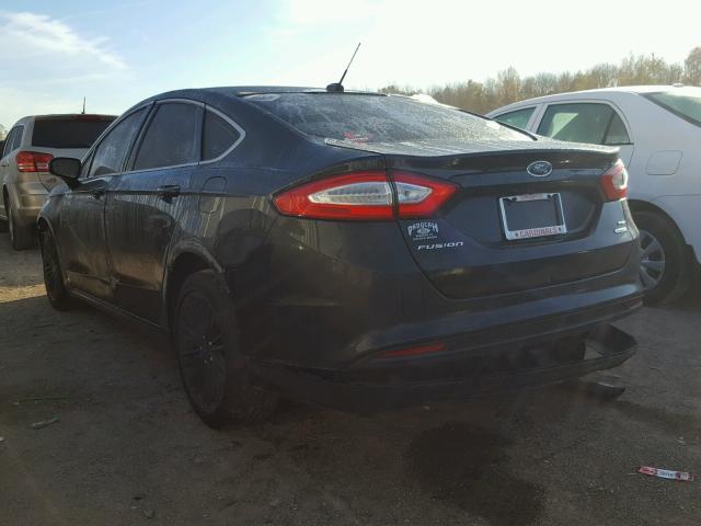 1FA6P0HD8F5106274 - 2015 FORD FUSION BLACK photo 3