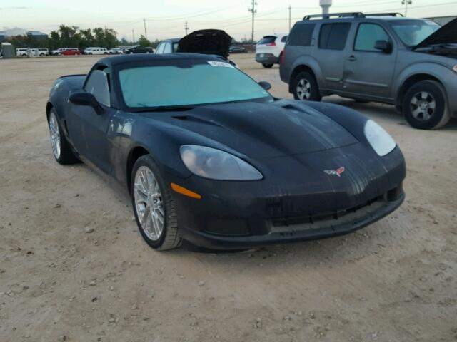 1G1YY26WX85106028 - 2008 CHEVROLET CORVETTE BLACK photo 1