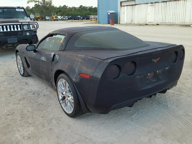 1G1YY26WX85106028 - 2008 CHEVROLET CORVETTE BLACK photo 3