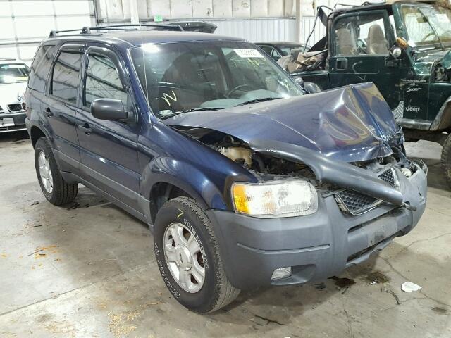 1FMYU93163KA33914 - 2003 FORD ESCAPE XLT BLUE photo 1