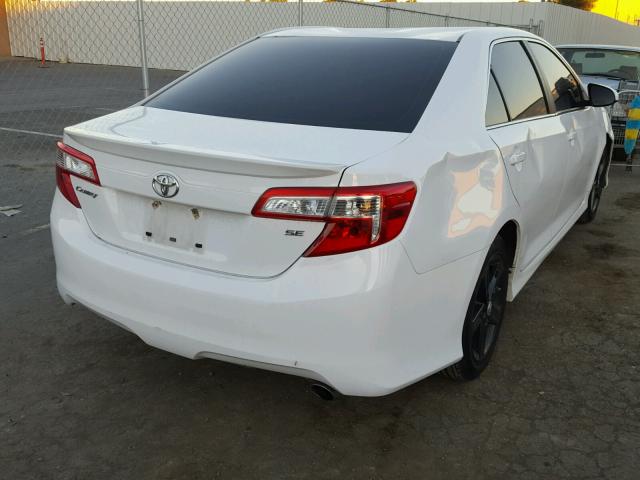 4T1BF1FK9CU185700 - 2012 TOYOTA CAMRY BASE WHITE photo 4