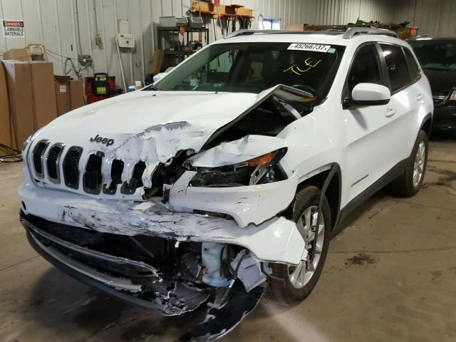 1C4PJMDB1EW211713 - 2014 JEEP CHEROKEE L WHITE photo 2