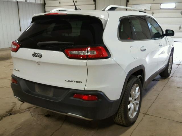 1C4PJMDB1EW211713 - 2014 JEEP CHEROKEE L WHITE photo 4