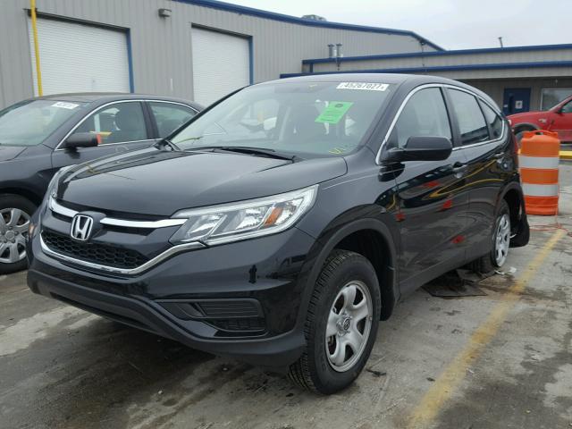 2HKRM4H32GH668736 - 2016 HONDA CR-V LX BLACK photo 2