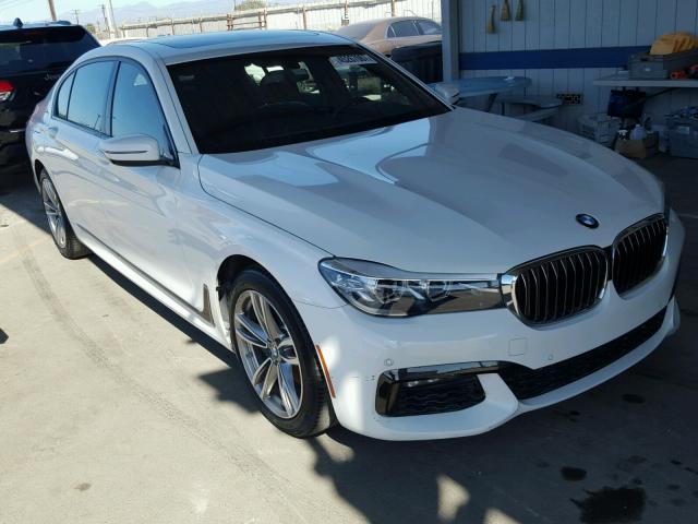 WBA7E2C58GG548393 - 2016 BMW 740 WHITE photo 1