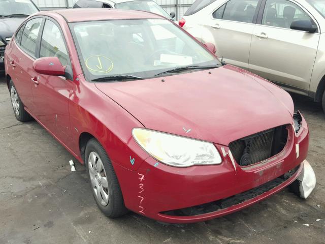 KMHDU46DX7U086049 - 2007 HYUNDAI ELANTRA GL RED photo 1