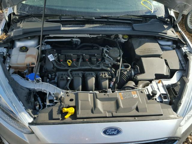 1FADP3F24FL207396 - 2015 FORD FOCUS SE SILVER photo 7