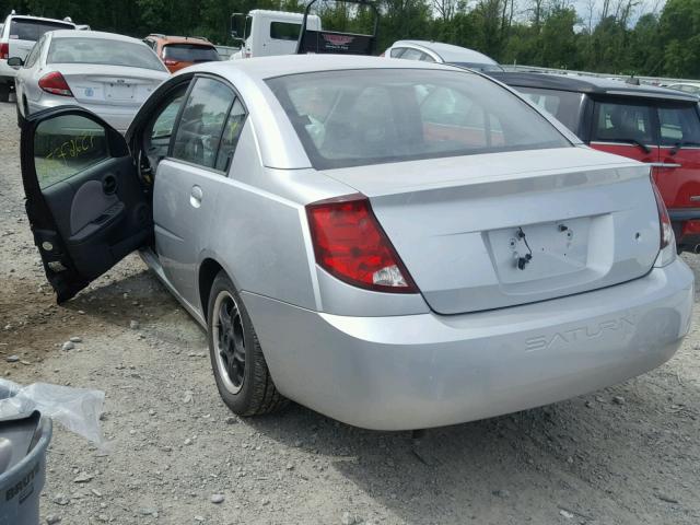 1G8AJ52F84Z230560 - 2004 SATURN ION LEVEL SILVER photo 3
